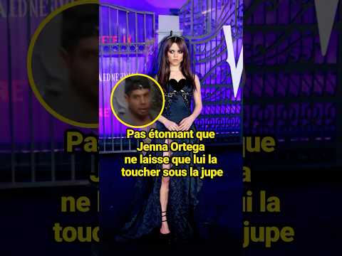 Pas étonnant que Jenna Ortega ne laisse que lui la toucher sous la jupe.#celebrity #Jenna Ortega