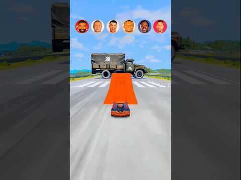 Mega Ramp Hyper Launch #shorts #car #carcrash #jump