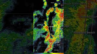 Tracking thunderstorms #radartour #southflorida #weatherupdate