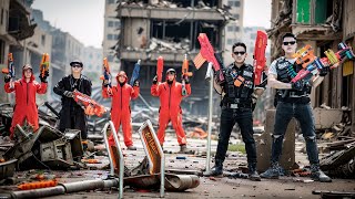 LTT Nerf War : SEAL X Nerf Guns Breakout Nerf Warriors' Escape Plan Fails!