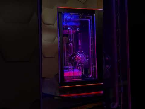Evo RGB front distro #pcbuild #pcs #gamingpc #pcsetup #lianli