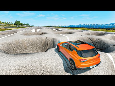 Cars vs Massive Speed Bumps #5 | BeamNG Drive
