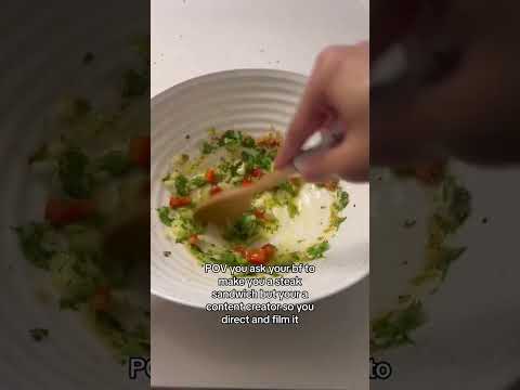 Using my bf for content 101 #cookingasmr #satisfyingcooking #asmrfood #ugcfood