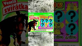 STÍRACÍ LOSY -- sazka, jackpot, sportka, #shorts #lottery #loteria #tipsport #jackpot #win