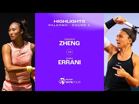 Zheng Qinwen vs. Sara Errani | 2024 Palermo Round 1 | WTA Match Highlights