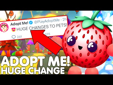 🤩HUGE CHANGES HAPPENING TO PETS IN ADOPT ME!🔥(EVERYONES HAPPY!) ALL INFO! ROBLOX