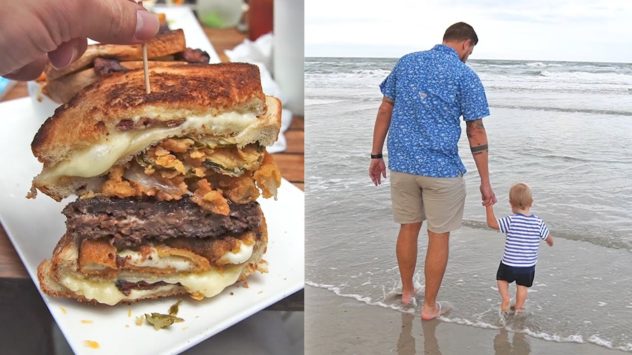 We Found The Coolest Secret Bar In New Smyrna Beach Florida & Ate The Most Ridiculous Burger! The Tim Tracker