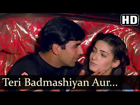 Teri Badmashiyan Aur Meri Kamzoriyan | &#128153;HD Love Song&#128153; | Asha Bhosle, Udit Narayan | Zulmi 1999