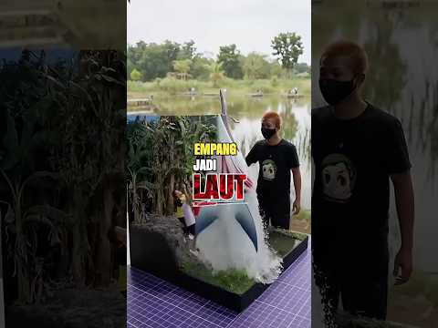 Ikan Marlin Di Empang😱 #trending #trendingshorts