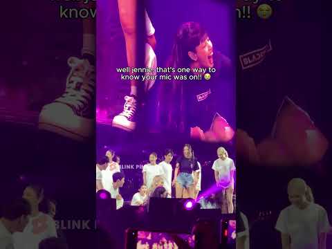 Lisa is just straight balling with laughter on the big screen 😂 #jennie #제니 #blackpink #블랙핑크