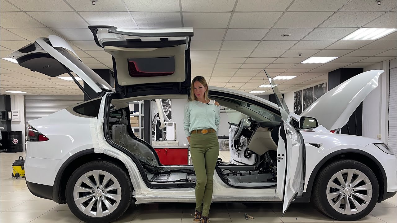 Разобрали мою Tesla. Косяки сборки, шумка. Она КРУЧЕ BMW X8 BMW iX и Mercedes!