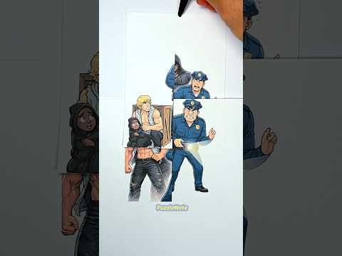 67 kids X 61 Meme Mod Friday Night Funkin VS Police Transform Story #memes #vira #67kid