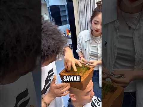 Tukang cukur ini punya ide mengejutkan 😲