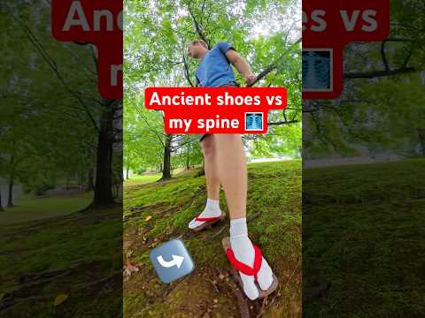 Modern shoes are INFERIOR to Ancient Japanese Sandals… or are they? #japan #tylermorgan