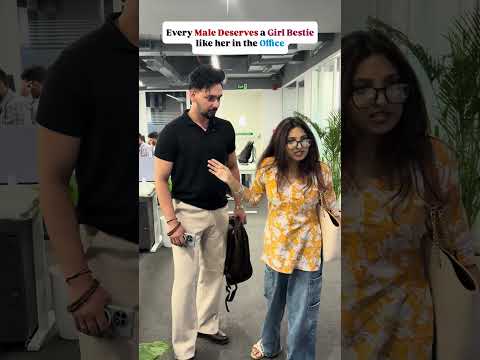 Har Office Boy Ko Aisi Girl Bestie Chahiye 💖 | Office Friendship Goals 😍 #Shorts