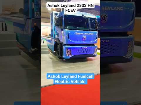 Ashok Leyland Hydrogen FuelCell Electric Vehicle | Ashok Leyland 2833 HN FCEV Unveiled #fcev #shorts
