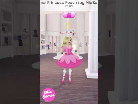 ROBLOX PERO SÓLO PUEDES VESTIRTE DE LA PRINCESA PEACH 👑 *DRESS TO IMPRESS* #shorts #roblox #viral