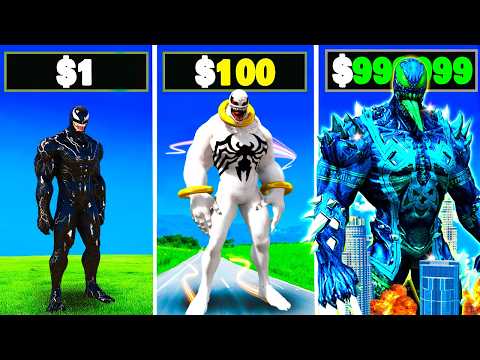 DE $1 A $1,000,000 VENOM en GTA 5!! (Marvel mod)