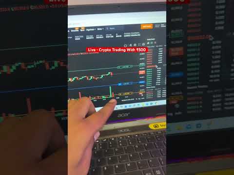 Live • Crypto Trading with ₹500 ⚜️❤️