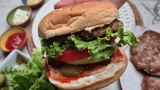 HİNDİ ETLİ HAMBURER TARİFİ TADI ENFES OLUYOR #hamburger