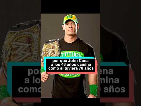 por qué John Cena a los 48 años camina como si tuviera 70 años#johncena #walk #retirement #contest