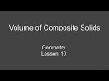 Volume of Composite Solids