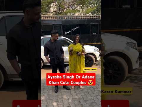 Ayesha Singh & Adnan Khan Cute Couples Entry at Mannat set #mannat #shorts Ghkkpm Today Episode BTS