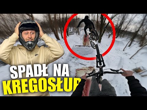 UPADŁ PROSTO NA PLECY - zima na NECRO TRAILS