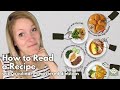 Understanding Recipe Reading