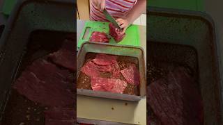 MARINADE FOR CORNED BEEF SILVERSIDE JERKY #food #subscribe #jerkytime #snack #follow #part1