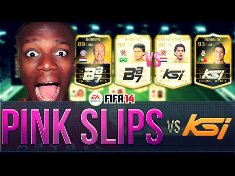 PINKSLIPS vs KSI  | 2 LEGEND CARDS PLUS INFORM ROBBEN + INFORM RONALDO | FIFA ULTIMATE TEAM