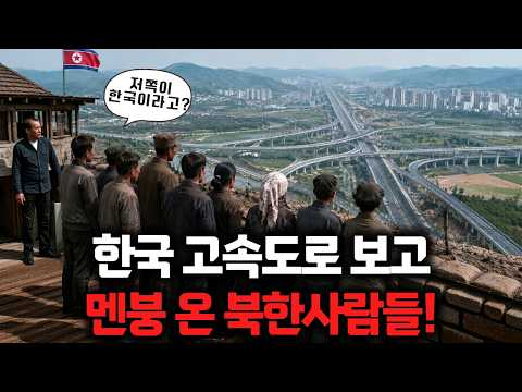 [몰아보기] 한국의 촘촘한 고속도로망을 <strong>보고</strong> 이해를 못 <strong>하는</strong> 북한사람들!