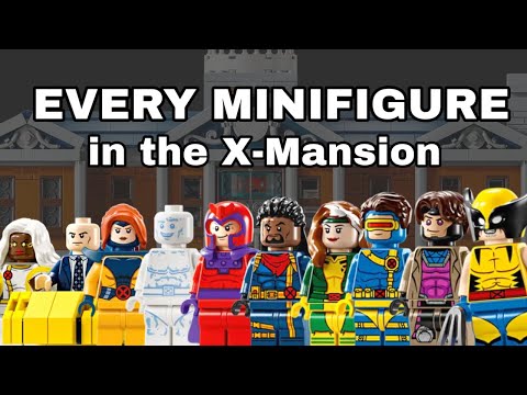 Every X-Men Minifigure Included in the LEGO X-Mansion