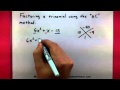 Factoring Quadratic Expressions
