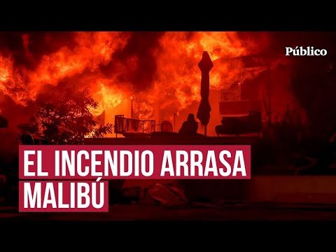 La desolación tras los incendios en California: el antes y el después de Malibú