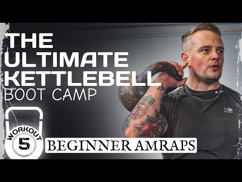 5: Beginner Kettlebell Workout (AMRAP Training)🔥Ultimate Kettlebell Boot Camp