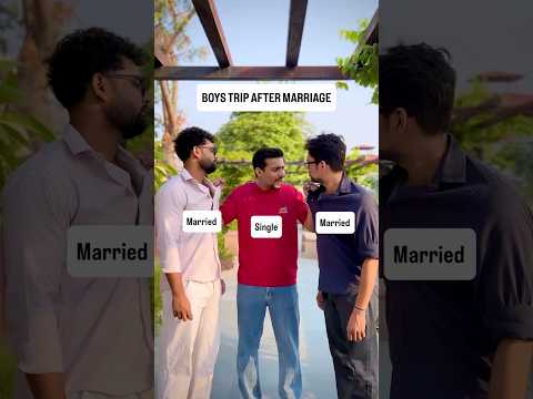 Boys Trip After Marriage 🥺 #shorts #viral