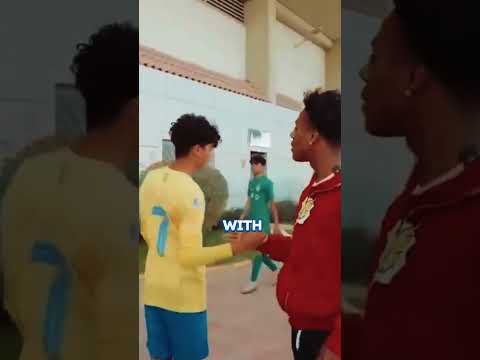 IshowSpeed finally met Cristiano Ronaldo's son