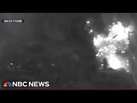 YouTube video thumbnail: Video Captures Moment New Mexico Explosion Destroys Home