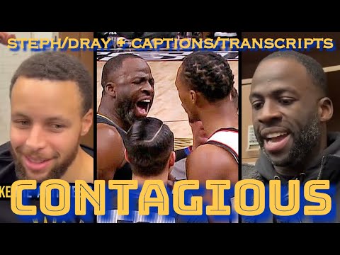 STEPH CURRY: Gui Santos “everywhere…contagious”; DRAYMOND: “ratings are down…no shit”; refs/robots