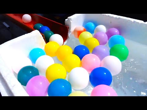 Marble run race ☆ rain gutter + Somen water slider  colorful course ASMR summary video.30min!