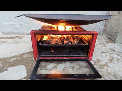 Turn an Old Electric Oven into a Beautiful Wood Stove