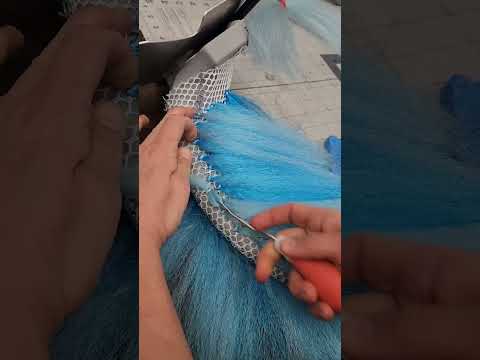Latch Hook Hair hot tip! Very Bouncy Tail