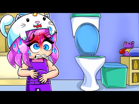 🚽 Oh No! Toilet Trouble! 🤦‍♂️ Dad Says I CAN'T Miss School! 🎒