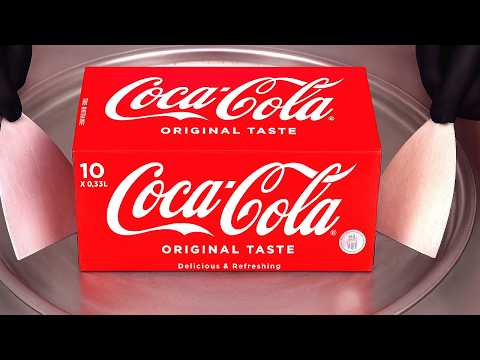 THE SECRET of Coca-Cola Ice Cream Rolls | ASMR