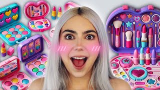 Me maquillé CON JUGUETES😳😅
