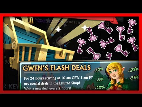 Knights and Dragons - GWEN'S FLASH DEALS and Dusty Secret TREASURE HUNT Chests Opening!