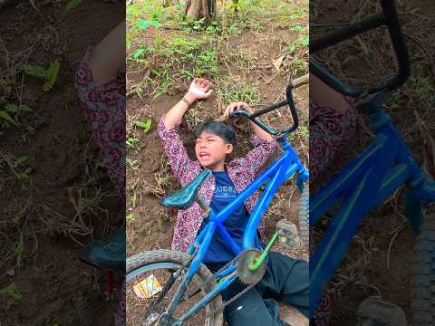 belajar sepeda malah jatuh #diy #kreatif #viral #art #craft