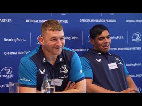 Junior Press Conference with Leinster Rugby
