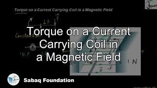 Torque on a Current Carrying Coil in a Magnetic Field